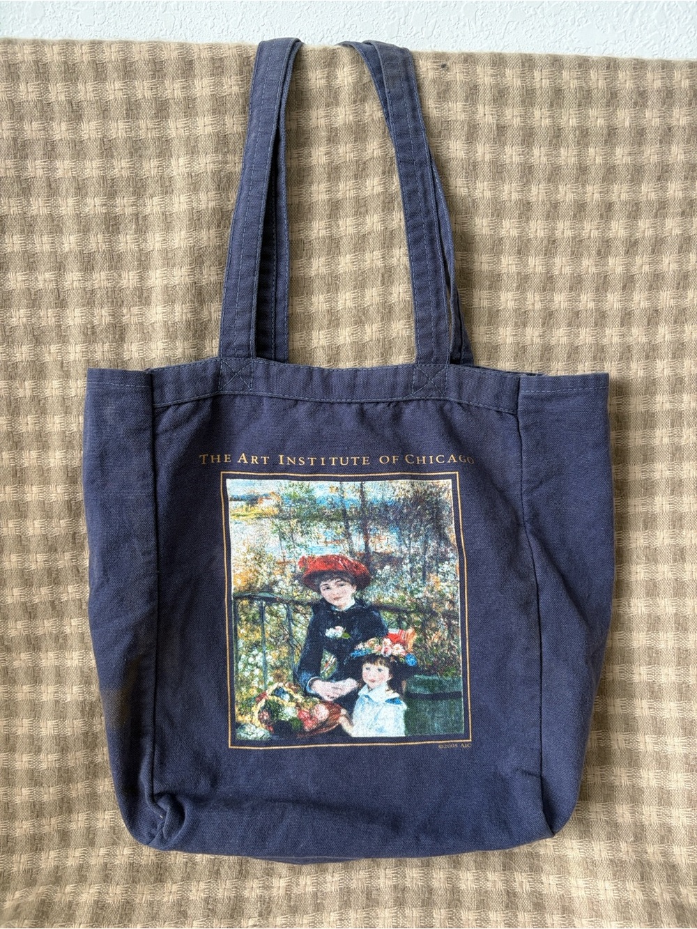 Y2K 2005 THE ART INSTITUTE OF CHICAGO “TWO SISTERS (ON THE TERRACE) TOTE BAG